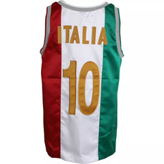 Dolce & Gabbana White Green Sleeveless Top Italian Flag Basket T-shirt -   -  Dolce & Gabbana.