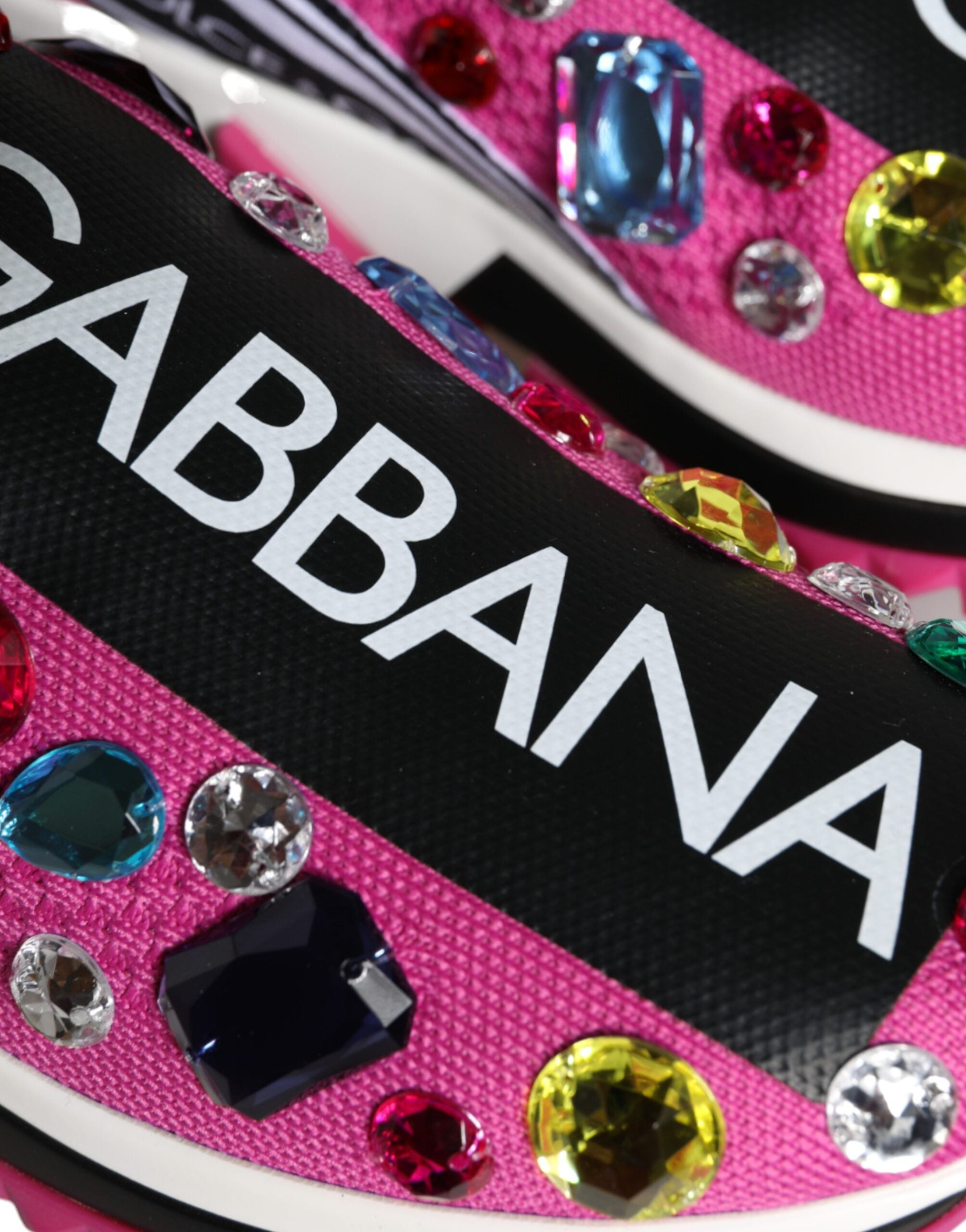 Dolce & Gabbana Pink Sorrento Crystals Low Top Sneakers Shoes -   -  Dolce & Gabbana. Dolce & Gabbana Pink Sorrento Crystals Low Top Sneakers Shoes -   -  Dolce & Gabbana.