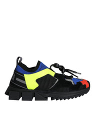 Dolce & Gabbana Multicolor Mesh Sorrento Trekking Sneakers Shoes -   -  Dolce & Gabbana.