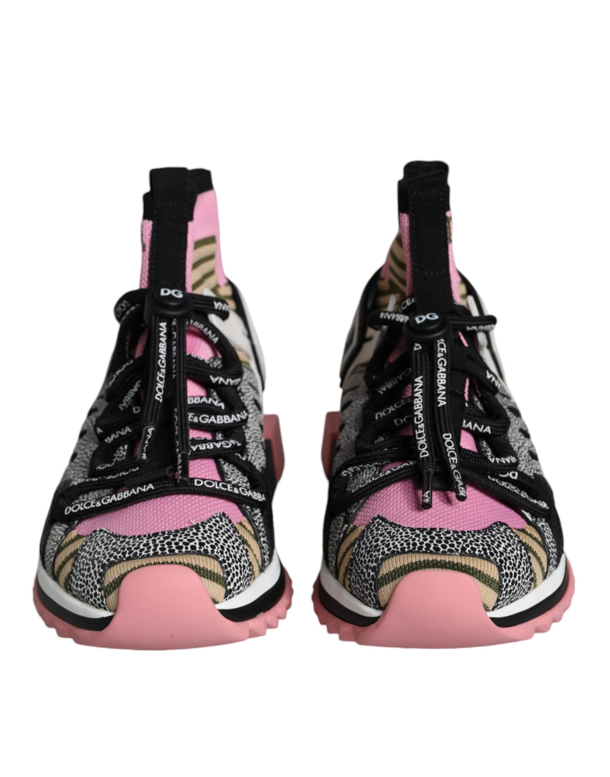 Dolce & Gabbana Multicolor Sorrento Socks Logo Sneakers Shoes -   -  Dolce & Gabbana. Dolce & Gabbana Multicolor Sorrento Socks Logo Sneakers Shoes -   -  Dolce & Gabbana.