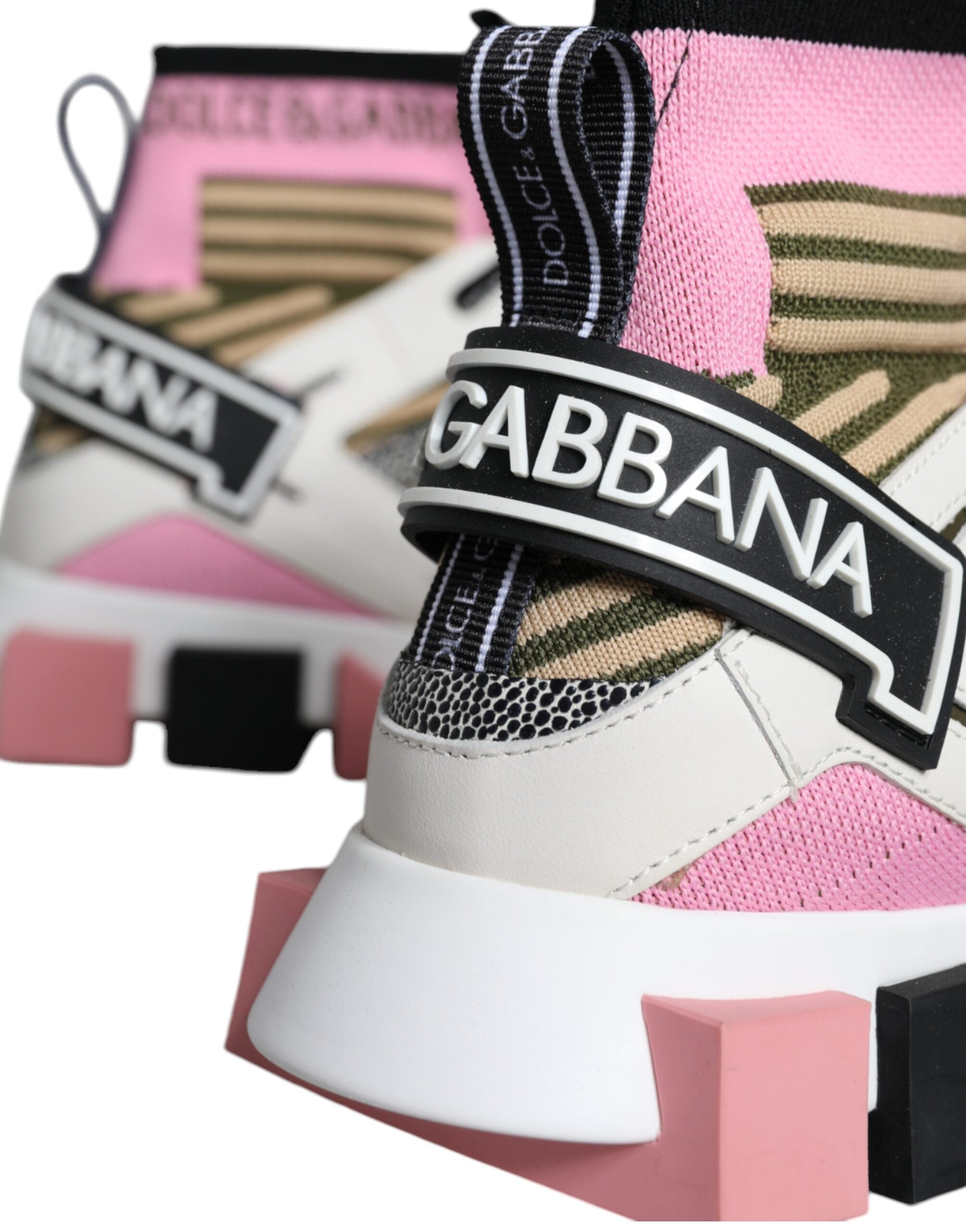 Dolce & Gabbana Multicolor Sorrento Socks Logo Sneakers Shoes -   -  Dolce & Gabbana. Dolce & Gabbana Multicolor Sorrento Socks Logo Sneakers Shoes -   -  Dolce & Gabbana.