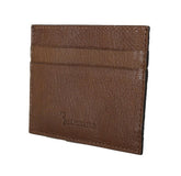 Billionaire Italian Couture Brown Leather Cardholder Wallet -  Leather Wallet for Men -  Billionaire Italian Couture.
