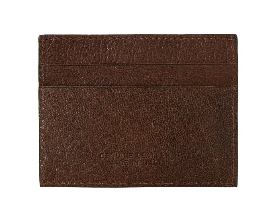 Billionaire Italian Couture Brown Leather Cardholder Wallet -  Leather Wallet for Men -  Billionaire Italian Couture. Billionaire Italian Couture Brown Leather Cardholder Wallet -  Leather Wallet for Men -  Billionaire Italian Couture.