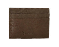 Billionaire Italian Couture Brown Leather Cardholder Wallet -   -  Billionaire Italian Couture.