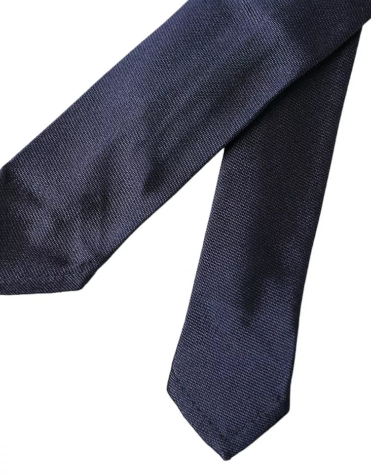 Dolce & Gabbana Dark Blue Silk Skinny Adjustable Tie -  Neckties, Men -  Dolce & Gabbana. Dolce & Gabbana Dark Blue Silk Skinny Adjustable Tie -  Neckties, Men -  Dolce & Gabbana.
