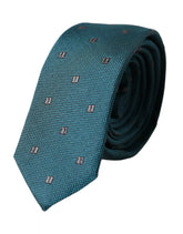 Dolce & Gabbana Green Patterned Silk Adjustable Men Tie -  Neckties, Men -  Dolce & Gabbana.