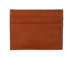 Billionaire Italian Couture Brown Leather Cardholder Wallet -  Leather Wallet for Men -  Billionaire Italian Couture.