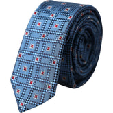 Dolce & Gabbana Blue Patterned 100% Silk Adjustable Men Tie -  Neckties, Men -  Dolce & Gabbana.