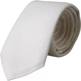 Dolce & Gabbana White Silk Classic Adjustable Men Tie -  Neckties, Men -  Dolce & Gabbana.
