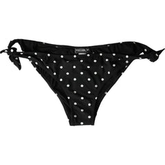 Dolce & Gabbana Black Polka Dot Swimwear Beachwear Bottom Bikini -   -  Dolce & Gabbana.