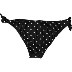 Dolce & Gabbana Black Polka Dot Swimwear Beachwear Bottom Bikini -   -  Dolce & Gabbana.