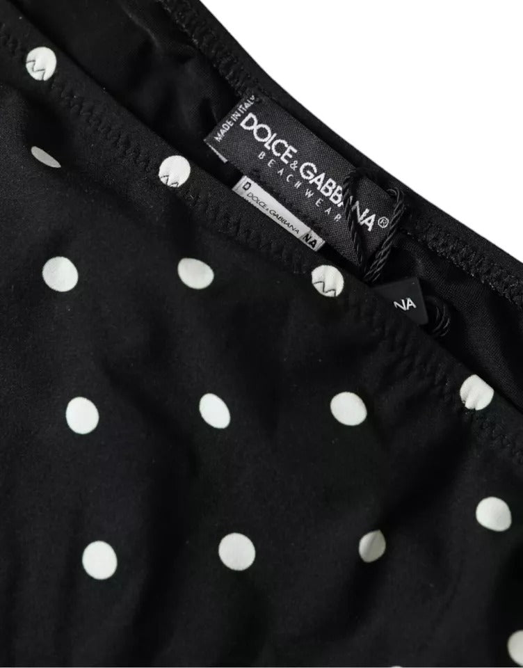 Dolce & Gabbana Black Polka Dot Swimwear Beachwear Bottom Bikini -   -  Dolce & Gabbana. Dolce & Gabbana Black Polka Dot Swimwear Beachwear Bottom Bikini -   -  Dolce & Gabbana.