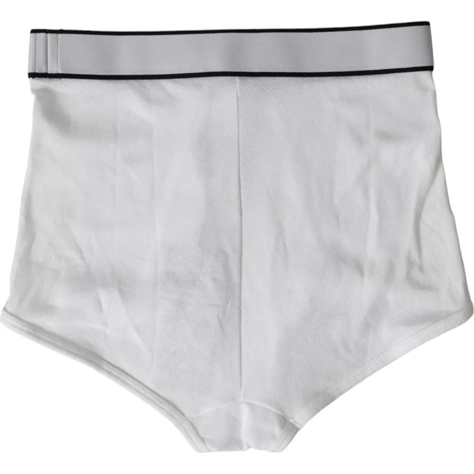 Dolce & Gabbana White Cotton Stretch Branded Logo Underwear -   -  Dolce & Gabbana. Dolce & Gabbana White Cotton Stretch Branded Logo Underwear -   -  Dolce & Gabbana.