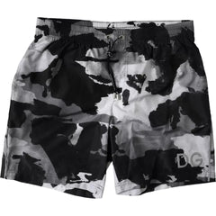 Dolce & Gabbana Multicolor Camouflage DG Logo Beachwear Shorts Swimwear -   -  Dolce & Gabbana.