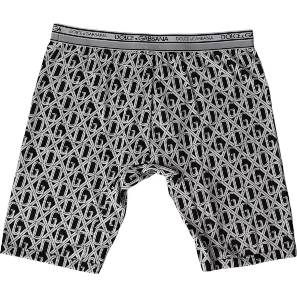 Dolce & Gabbana Black White DG Logo Cotton Stretch Cycling Underwear Men -   -  Dolce & Gabbana. Dolce & Gabbana Black White DG Logo Cotton Stretch Cycling Underwear Men -   -  Dolce & Gabbana.