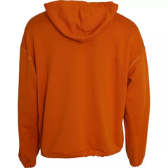Dolce & Gabbana Orange Hooded Pullover Sweatshirt Sweater -   -  Dolce & Gabbana.