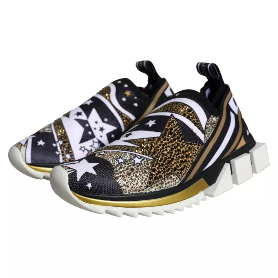 Dolce & Gabbana Multicolor Comet Star Print Sorrento Sneakers Shoes -   -  Dolce & Gabbana. Dolce & Gabbana Multicolor Comet Star Print Sorrento Sneakers Shoes -   -  Dolce & Gabbana.