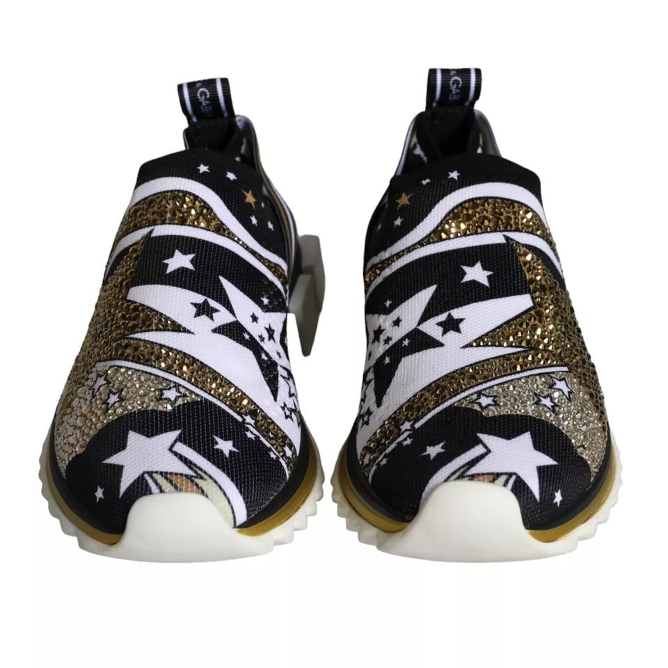 Dolce & Gabbana Multicolor Comet Star Print Sorrento Sneakers Shoes -   -  Dolce & Gabbana. Dolce & Gabbana Multicolor Comet Star Print Sorrento Sneakers Shoes -   -  Dolce & Gabbana.