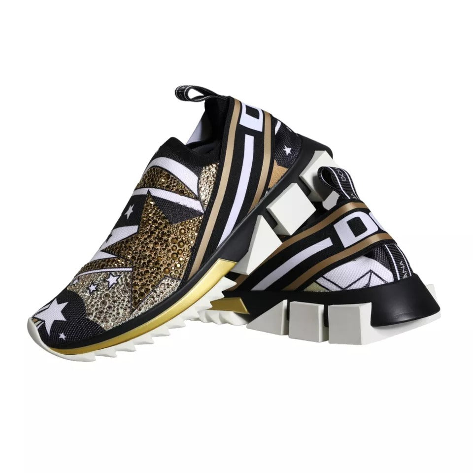 Dolce & Gabbana Multicolor Comet Star Print Sorrento Sneakers Shoes -   -  Dolce & Gabbana. Dolce & Gabbana Multicolor Comet Star Print Sorrento Sneakers Shoes -   -  Dolce & Gabbana.