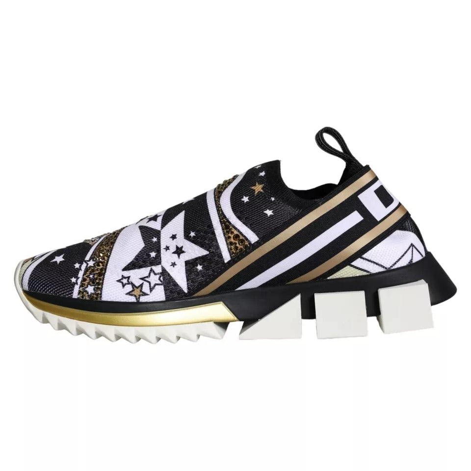 Dolce & Gabbana Multicolor Comet Star Print Sorrento Sneakers Shoes -   -  Dolce & Gabbana. Dolce & Gabbana Multicolor Comet Star Print Sorrento Sneakers Shoes -   -  Dolce & Gabbana.