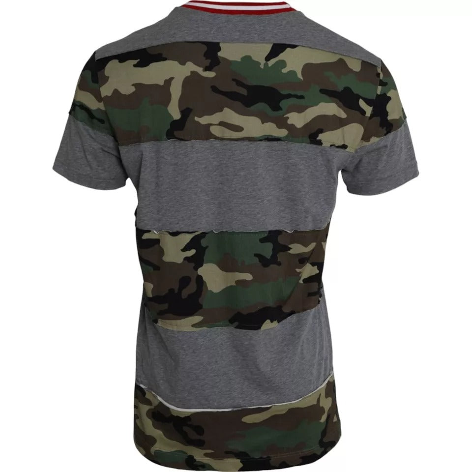 Dolce & Gabbana Multicolor Camouflage Cotton Crew Neck Men T-shirt -   -  Dolce & Gabbana. Dolce & Gabbana Multicolor Camouflage Cotton Crew Neck Men T-shirt -   -  Dolce & Gabbana.