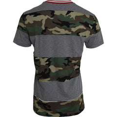 Dolce & Gabbana Multicolor Camouflage Cotton Crew Neck Men T-shirt -   -  Dolce & Gabbana.