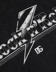 Dolce & Gabbana Black Graphic Print Cotton Crew Neck T-shirt -   -  Dolce & Gabbana.