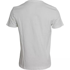 Dolce & Gabbana White Bandana Print Cotton Short Sleeves Men T-shirt -   -  Dolce & Gabbana.