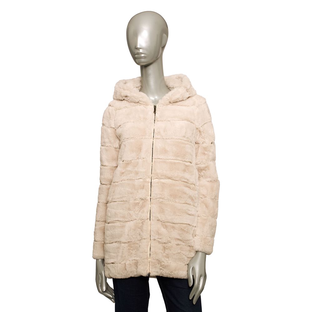 Baldinini Trend Beige Polyester Women Jacket -   -  Baldinini Trend.