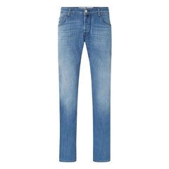 Jacob Cohen Light Blue Cotton Men Jeans -   -  Jacob Cohen.