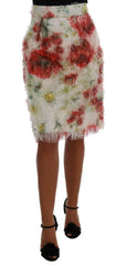 Dolce & Gabbana Floral Patterned Pencil Straight Skirt -   -  Dolce & Gabbana.