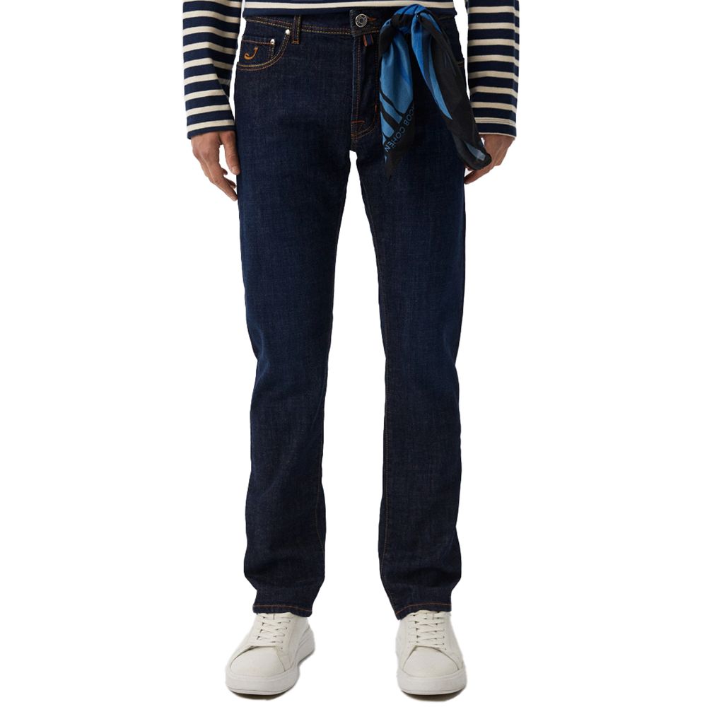 Jacob Cohen Blue Cotton Jeans & Pant -   -  Jacob Cohen.