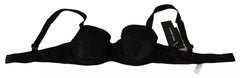 Dolce & Gabbana Black Silk Lace Balconcino Bra Underwear -   -  Dolce & Gabbana.