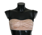 Dolce & Gabbana Black Straps Pink Balconcino Bra -   -  Dolce & Gabbana.