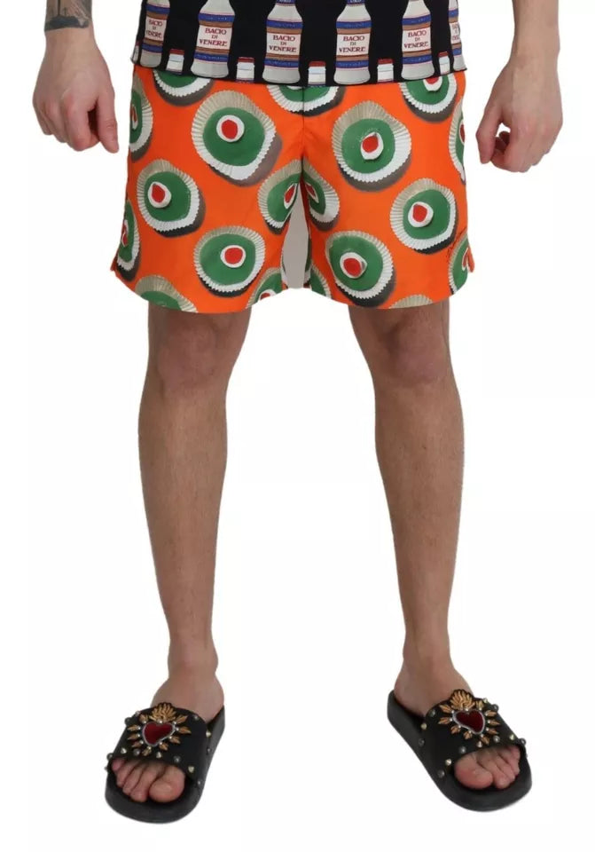 Dolce & Gabbana Orange Cupcake Beachwear Shorts Swimwear -   -  Dolce & Gabbana. Dolce & Gabbana Orange Cupcake Beachwear Shorts Swimwear -   -  Dolce & Gabbana.