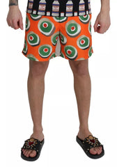 Dolce & Gabbana Orange Cupcake Beachwear Shorts Swimwear -   -  Dolce & Gabbana.