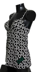Dolce & Gabbana Black DG Mania Print Sleeveless Swimwear -   -  Dolce & Gabbana.