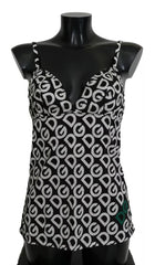 Dolce & Gabbana Black DG Mania Print Sleeveless Swimwear -   -  Dolce & Gabbana.
