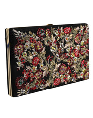 Dolce & Gabbana Multicolor Floral Gold Frame Clutch Evening Purse Bag -  Luxury Clutch Bag for Women -  Dolce & Gabbana.