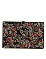Dolce & Gabbana Multicolor Floral Gold Frame Clutch Evening Purse Bag -  Luxury Clutch Bag for Women -  Dolce & Gabbana.
