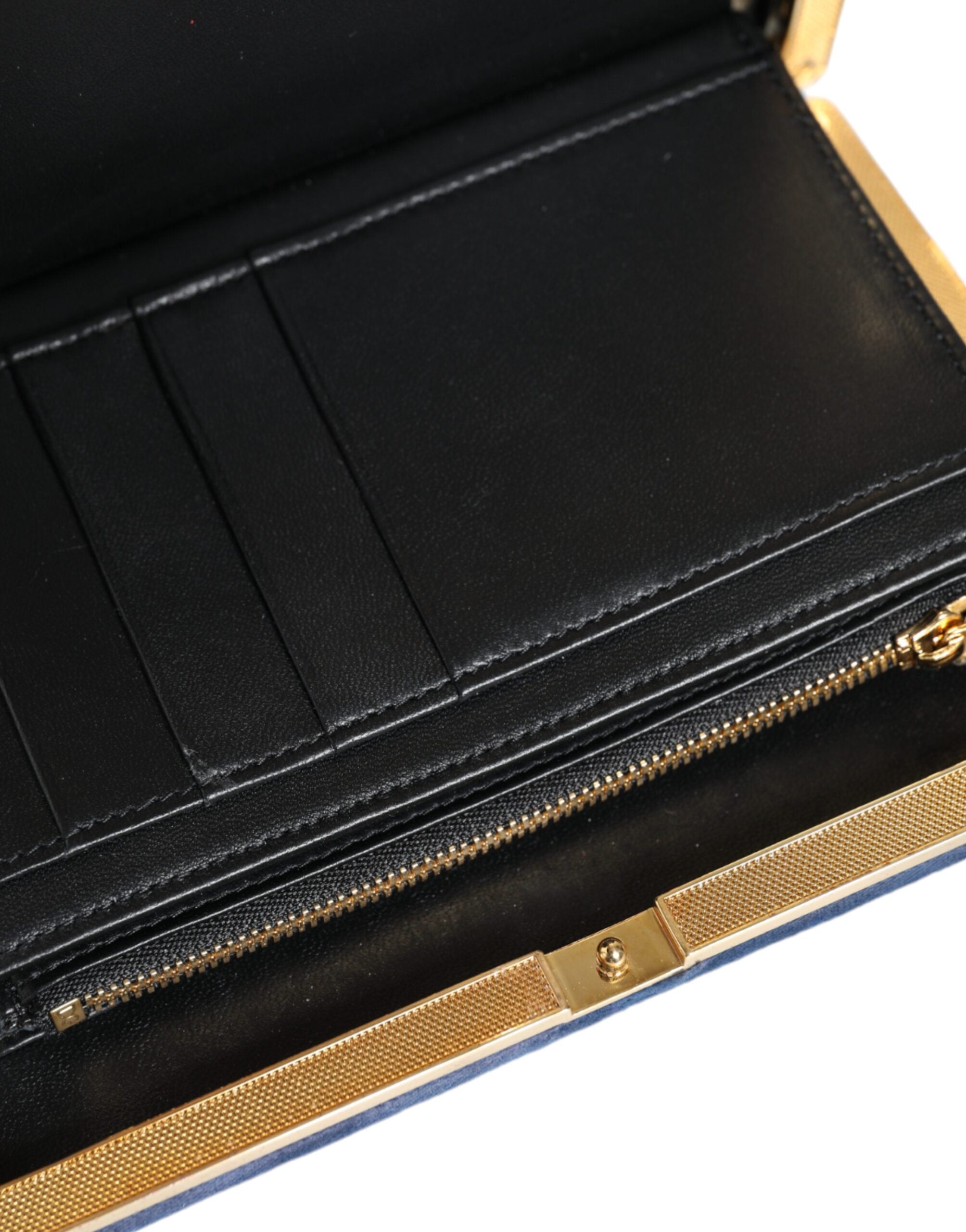 Dolce & Gabbana Blue Velvet Gold Frame Clutch Evening Party Purse Bag -  Luxury Clutch Bag for Women -  Dolce & Gabbana. Dolce & Gabbana Blue Velvet Gold Frame Clutch Evening Party Purse Bag -  Luxury Clutch Bag for Women -  Dolce & Gabbana.