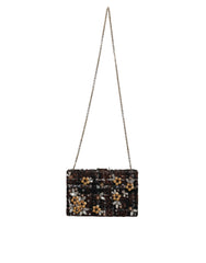 Dolce & Gabbana Multicolor Tweed Floral Clutch Evening Party Purse CrossBody Bag -   -  Dolce & Gabbana.