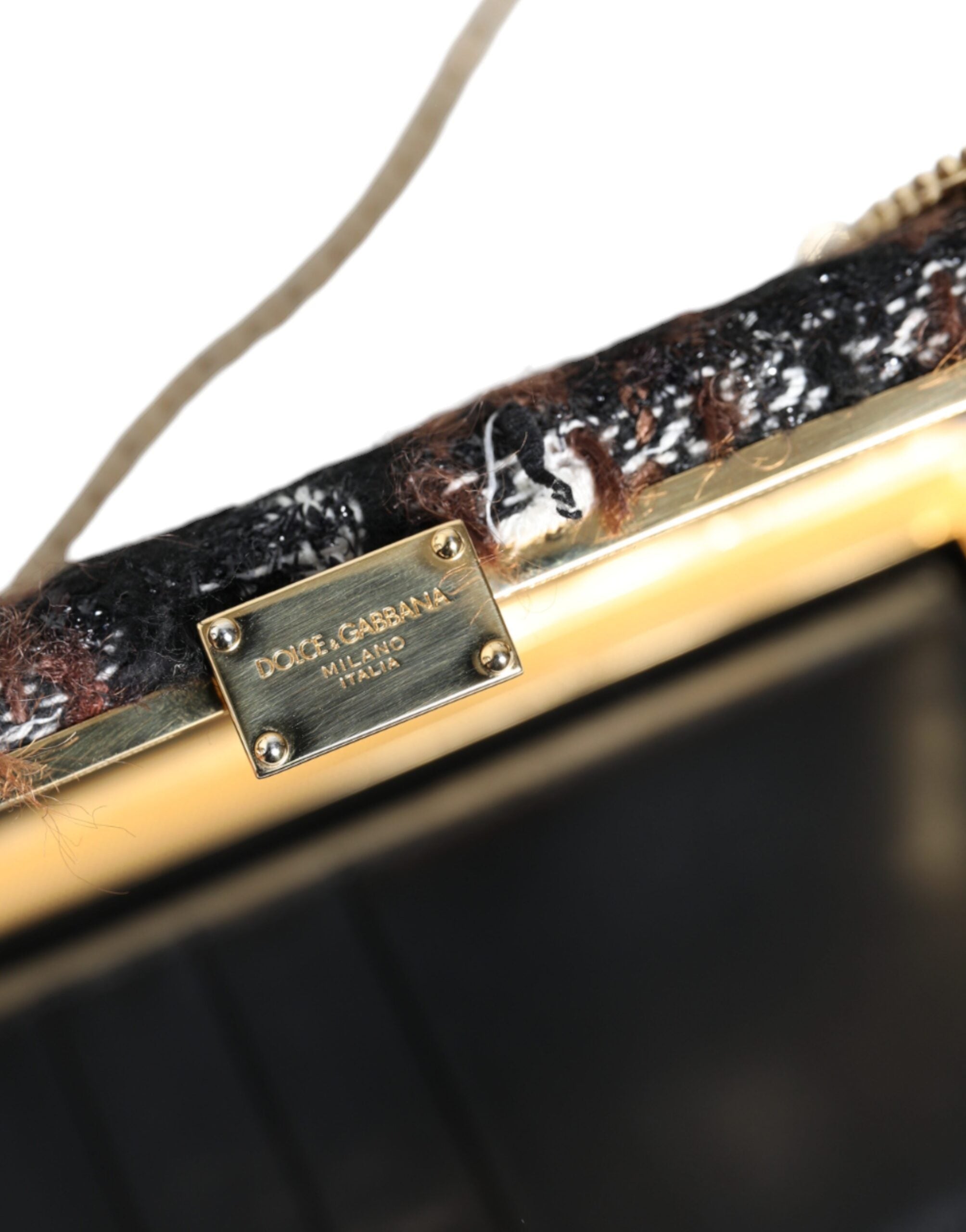 Dolce & Gabbana Multicolor Tweed Floral Clutch Evening Party Purse CrossBody Bag -   -  Dolce & Gabbana. Dolce & Gabbana Multicolor Tweed Floral Clutch Evening Party Purse CrossBody Bag -   -  Dolce & Gabbana.