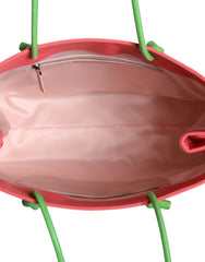 Alberta Ferretti Pink Leather Weekend Wednesday Shopping Tote Bag -  Luxury Shopper Bag for Women -  Alberta Ferretti.