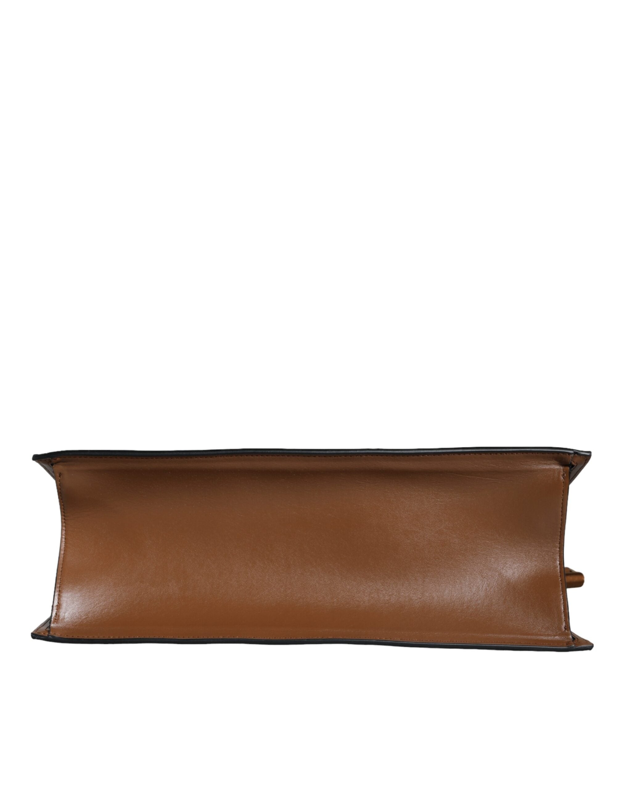 Versace Brown Top Handle Jacquard Leather Logo Crossbody Tote Bag -  Luxury Shopper Bag for Women -  Versace. Versace Brown Top Handle Jacquard Leather Logo Crossbody Tote Bag -  Luxury Shopper Bag for Women -  Versace.