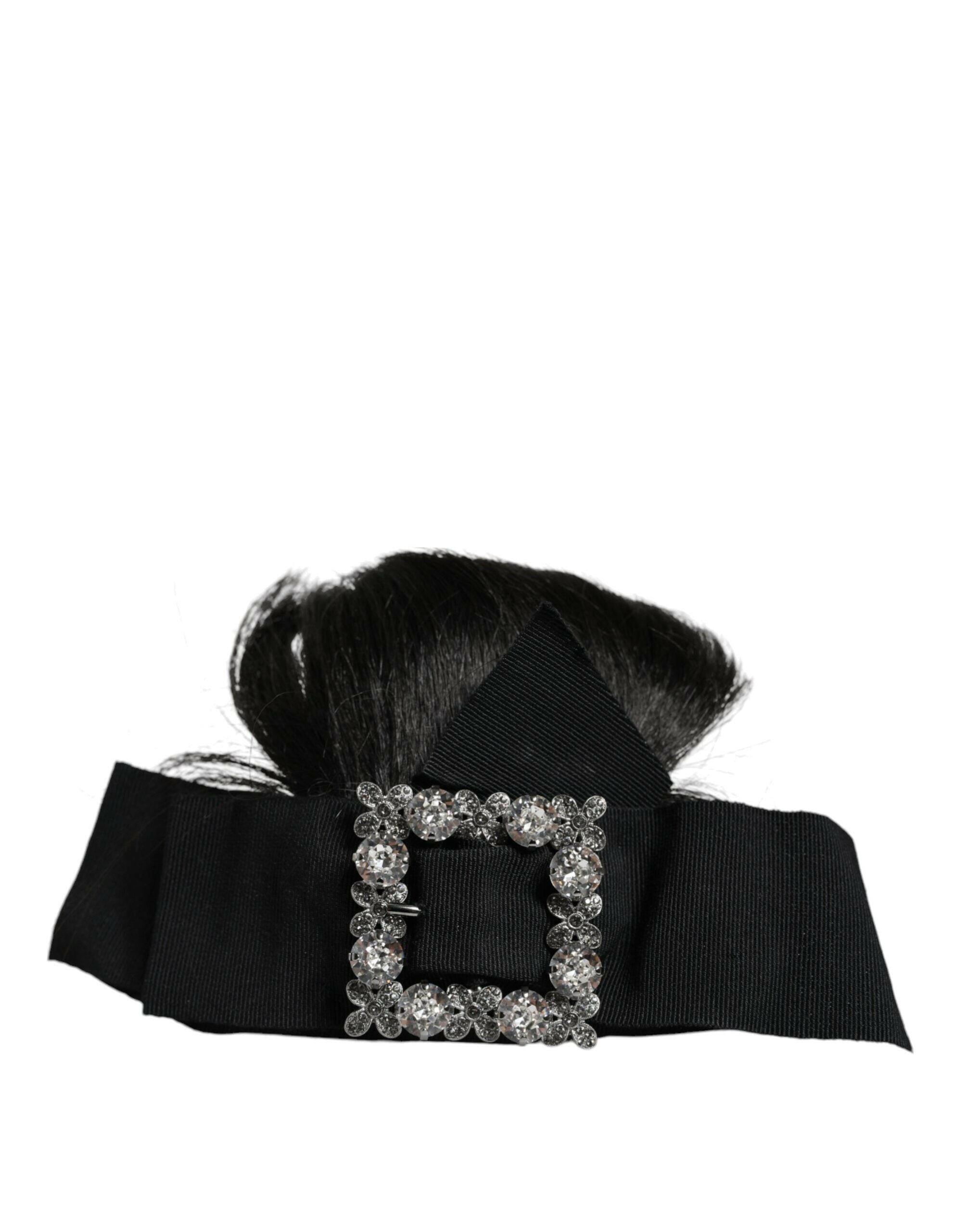 Dolce & Gabbana Black Hair Parrucchiera Crystal Headband Diadem -   -  Dolce & Gabbana. Dolce & Gabbana Black Hair Parrucchiera Crystal Headband Diadem -   -  Dolce & Gabbana.
