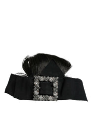 Dolce & Gabbana Black Hair Parrucchiera Crystal Headband Diadem -   -  Dolce & Gabbana.