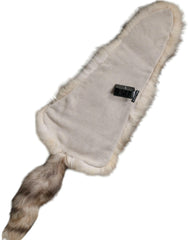 Dolce & Gabbana Brown Frost Fox Fur Neck Warmer Winter Scarf - - Dolce & Gabbana.