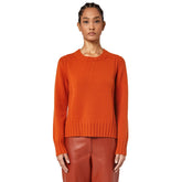 Alpha Studio Orange Cashmere Sweater -   -  Alpha Studio.