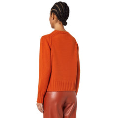 Alpha Studio Orange Cashmere Sweater -   -  Alpha Studio.